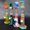 hexagonal silicone bong with glass filter 12.4" - Image 2