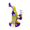 Small Plunger silicone bong with glass bowl 6.50 inches - Image 7