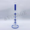 Double Mushroom Straight Glass Bong - Image 3