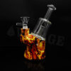 Printed glass silicone bong with glass bowl 6.50 inches - Image 3