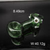 Transparent Mushroom Glass Hand Pipe - Image 2