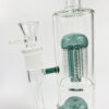 Double Mushroom Straight Glass Bong - Image 4