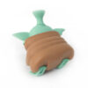 Cute Yoda silicone bong with glass bowl 4.70 inches - Image 5