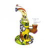 Small Plunger printed silicone bong with glass bowl 6.50 inches - Image 5