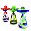 Yoda silicone bong with glass bowl 7 inches - Image 2