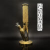 Gold Straight Tube Glass Bong Supplier - Image 2