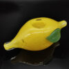 Honey Green Glass Hand Pipe - Image 3