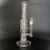 Double Jellyfish Long Straight Glass Bong - Image 2