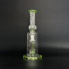 Single Tyre Thread Straight Glass Bong - Image 3