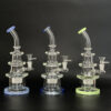 Four-story Tower Straight Glass Bong - Image 2