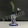 Triple Tyre Straight Glass Bong - Image 5