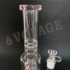 Double Jellyfish Long Straight Glass Bong - Image 5