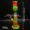 hexagonal silicone bong with glass filter 12.4" - Image 7