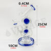 Water Pipe glass bong 9.84" - Image 2