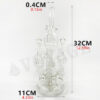 Water recycle glass bong 12.59" - Image 6