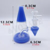 Single Tyre Straight Glass Bong - Image 6