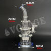 Four-story Tower Straight Glass Bong - Image 6