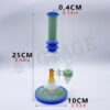 Small Roadblock Straight Glass Bong - Image 6