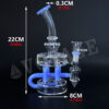 Water recycle glass bong 9.44" - Image 6