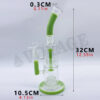 Double Tyre Straight Glass Bong - Image 6