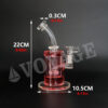 Single Tyre With Oil Glass Bong - Image 5