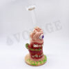smoke retail supplier Clay Beaker Glass Bong - Image 3