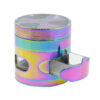 Drawer Type Herb grinder 63mm Rainbow B2B - Image 2