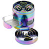 Drawer Type Herb grinder 63mm Rainbow B2B - Image 6
