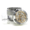Wholesale Cannabis Leaves Weed grinder 63mm Zinc Alloy - Image 4