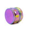 Rainbow Zinc Alloy Herb Grinder 63mm - Image 4