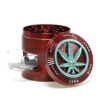 Wholesale Cannabis Leaves Weed grinder 63mm Zinc Alloy - Image 6