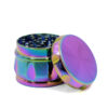Rainbow Zinc Alloy Herb Grinder 63mm - Image 8